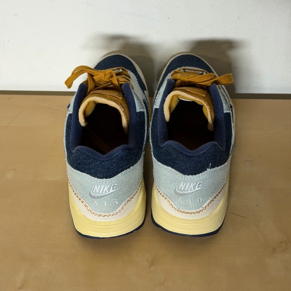 Nike Air Max 1 \'87 Denim Aura Sneakers FQ8900-440 Wmn’s Size 12 Or Men Size 10.5 main image 6